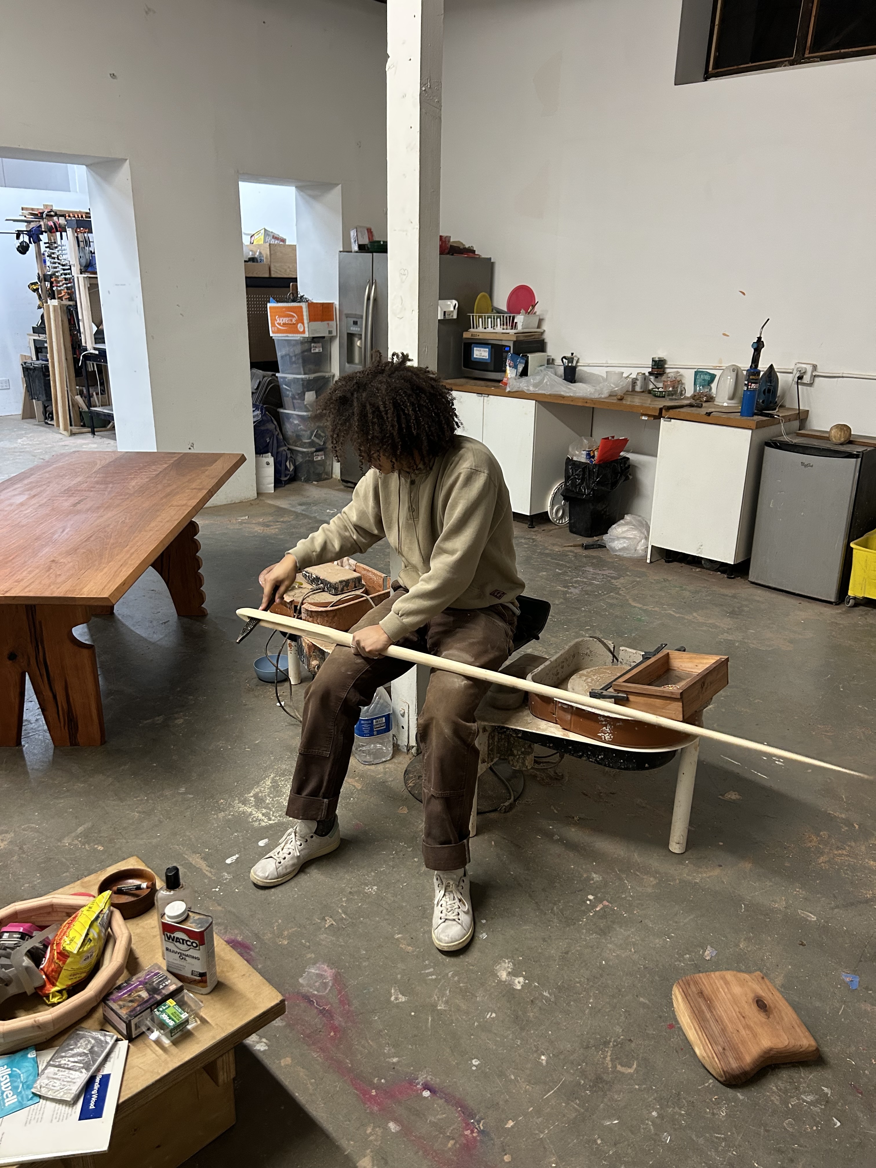 Sanding final needle