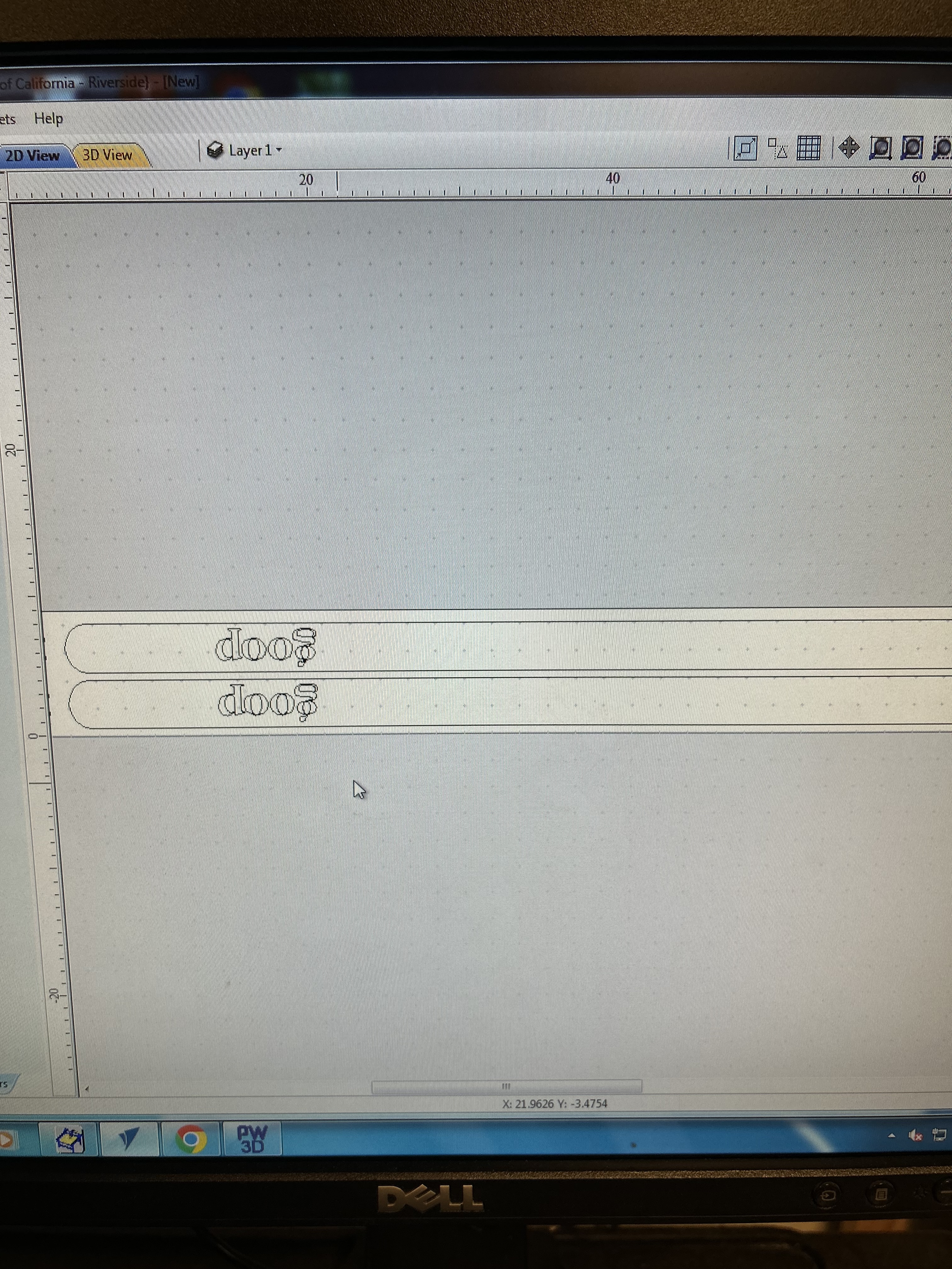 CNC engraving file